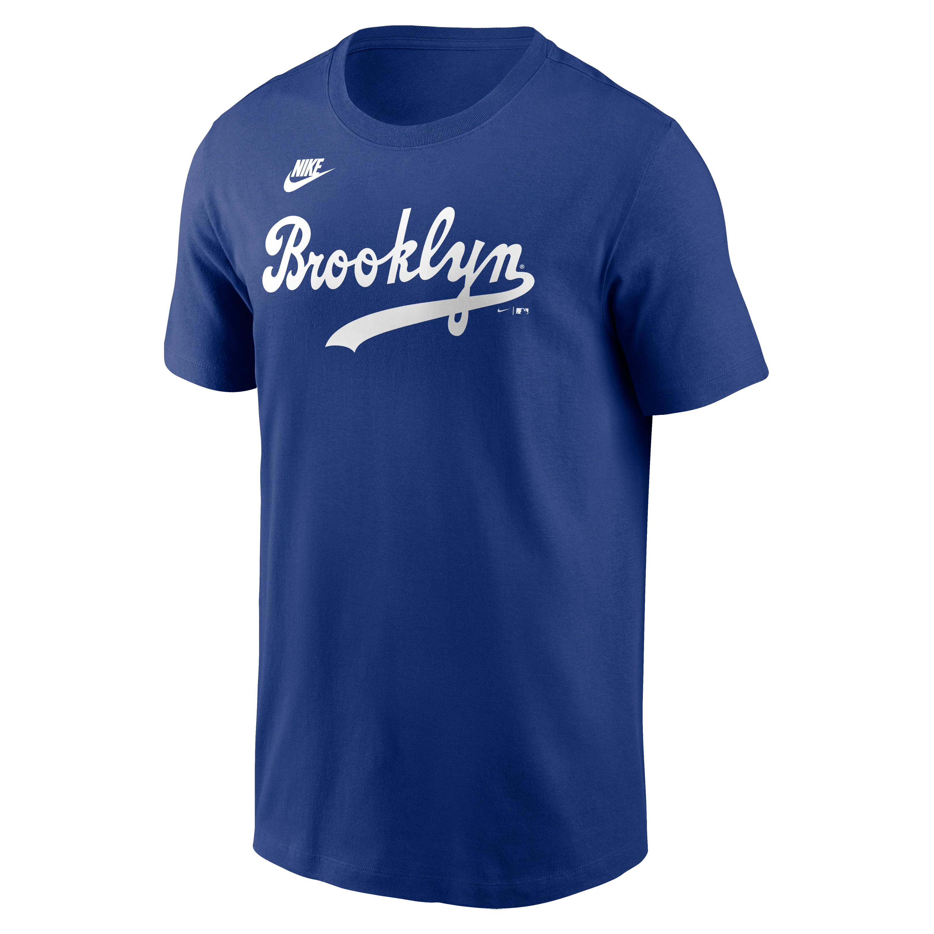 Men's Brooklyn Dodgers Jackie Robinson Nike Royal Cooperstown Collection Name & Number T-Shirt