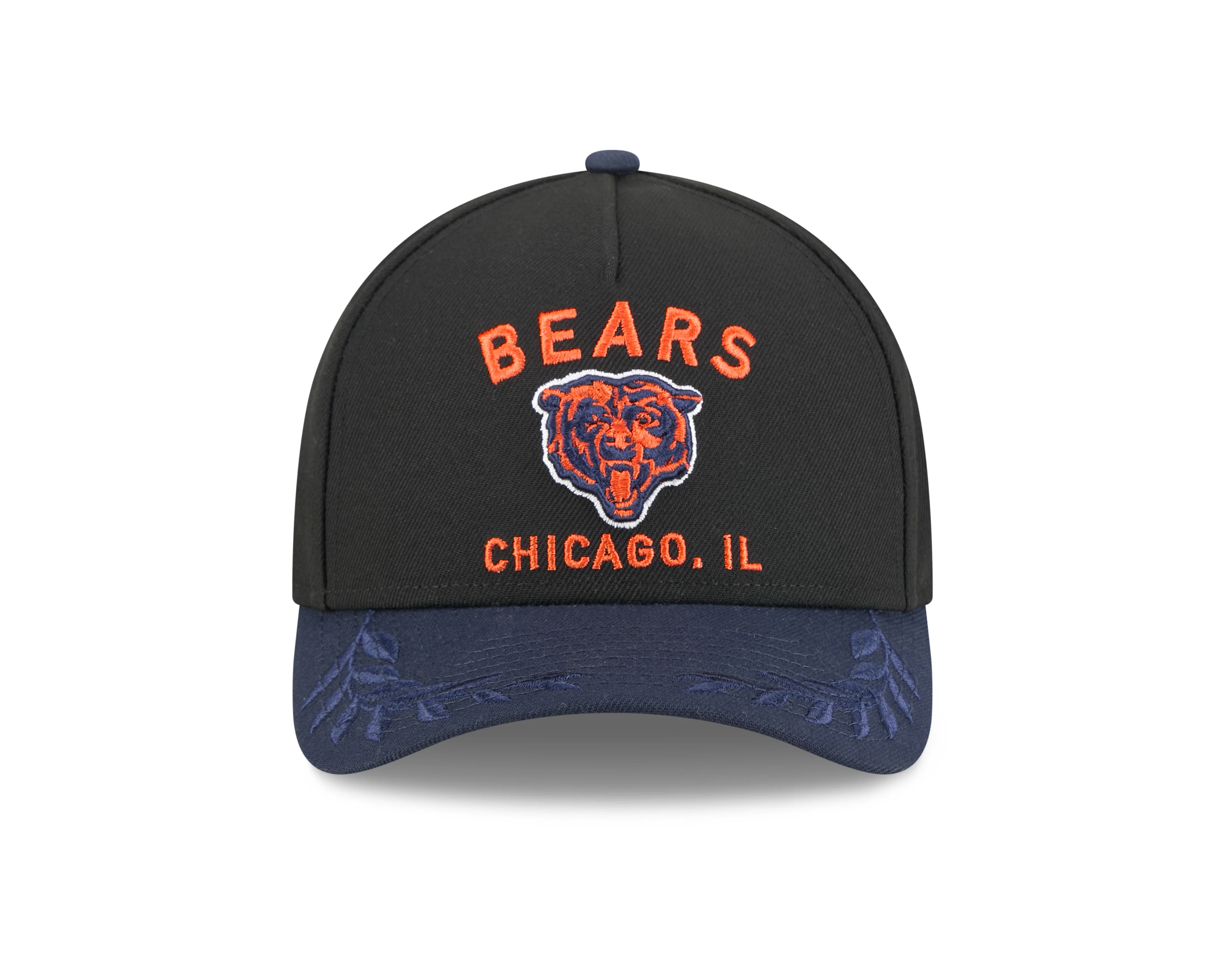 Men's Chicago Bears New Era 2025 NFL Draft Black M-Crown 9FORTY Snapback Adjustable Hat