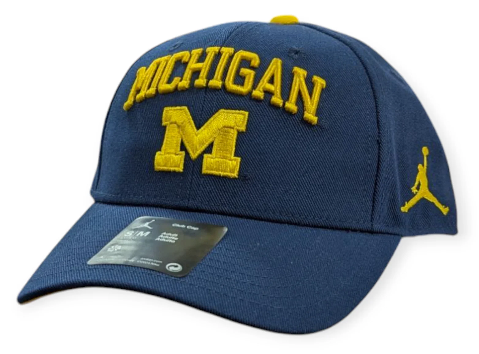 Michigan Wolverines Nike Rise Navy Jumpman Adjustable Hat