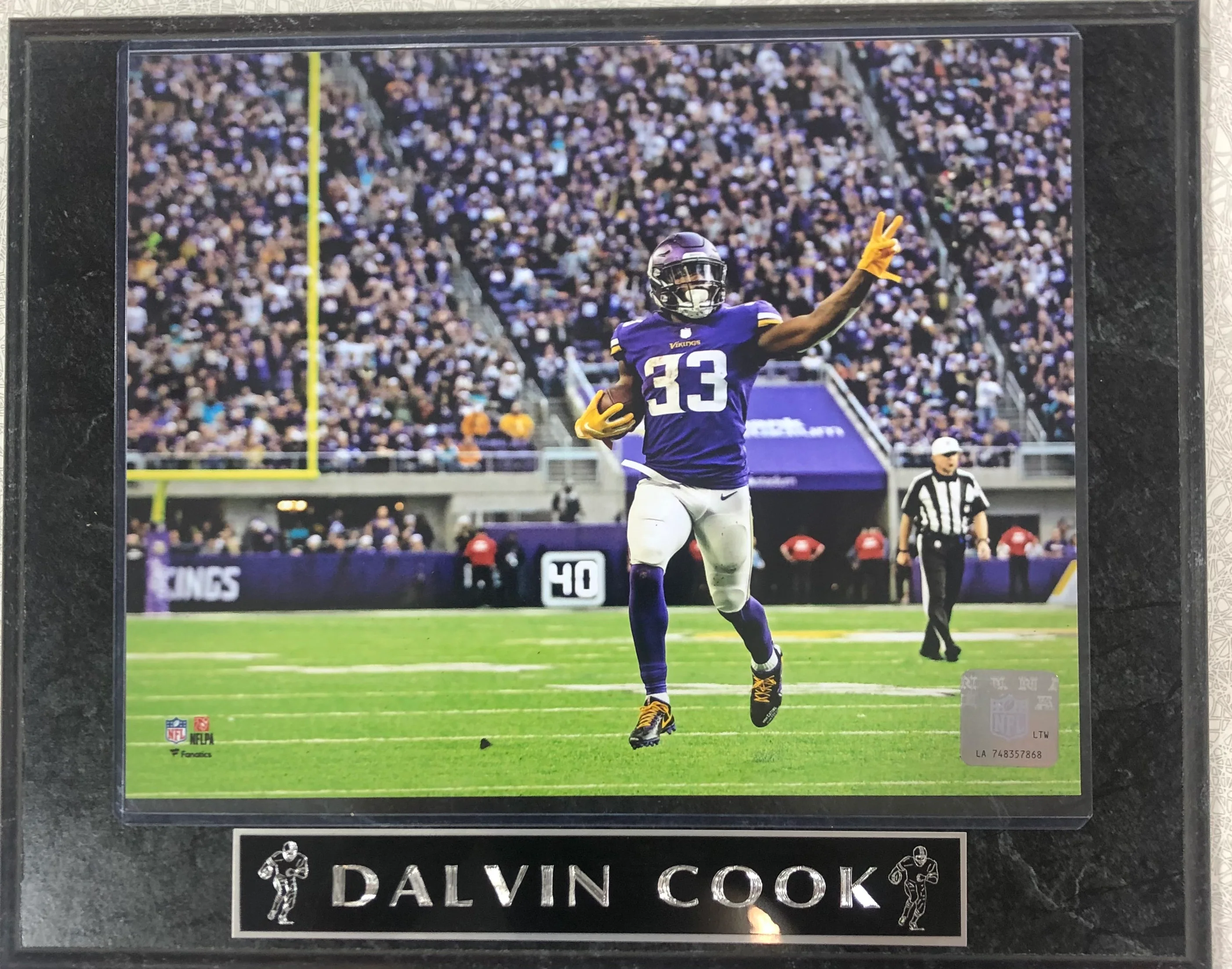 Dalvin Cook Minnesota Vikings Wall Plaque