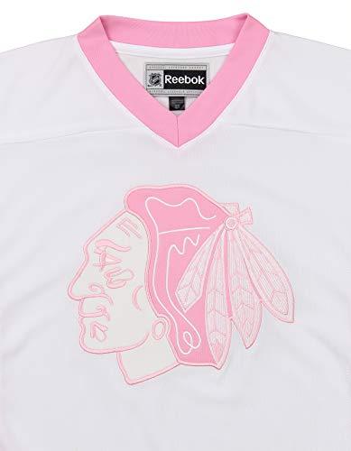 Chicago Blackhawks Pink/White Girls Infant Jersey (12-24 months)
