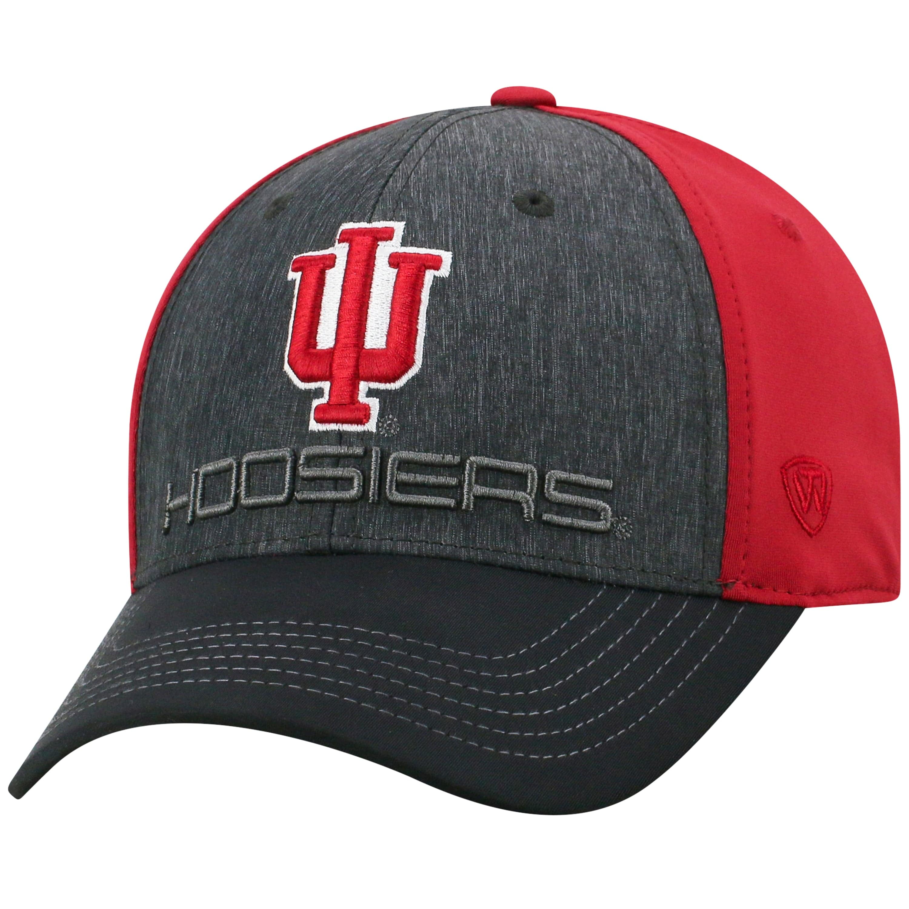 Mens Indiana Hoosiers Reach One Fit Flex Fit Hat By Top Of The World