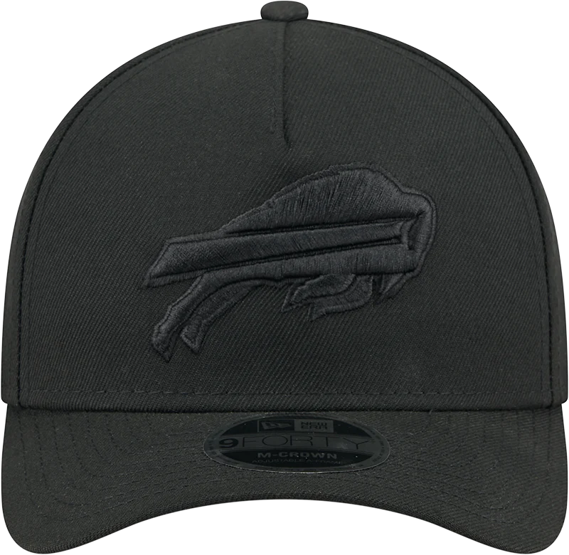 Buffalo Bills New Era Tonal Black Primary 9FORTY A-Frame M-Crown Adjustable Hat