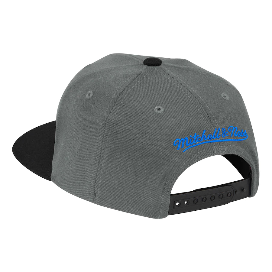Men's Mitchell & Ness Brooklyn Nets NBA Neon Lights Gray/Black Snapback