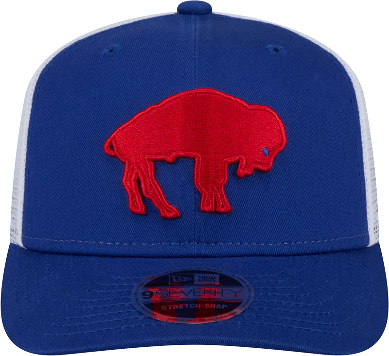 Buffalo Bills New Era Royal Throwback 9SEVENTY Trucker Adjustable Hat