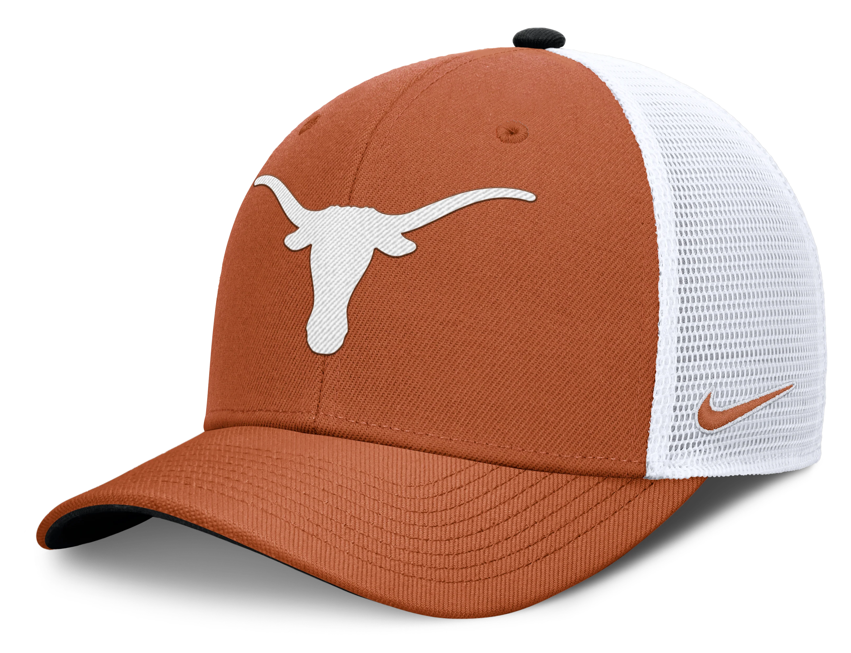 Texas Longhorns Nike Rise Primetime Burnt Orange Adjustable Snapback Trucker Hat