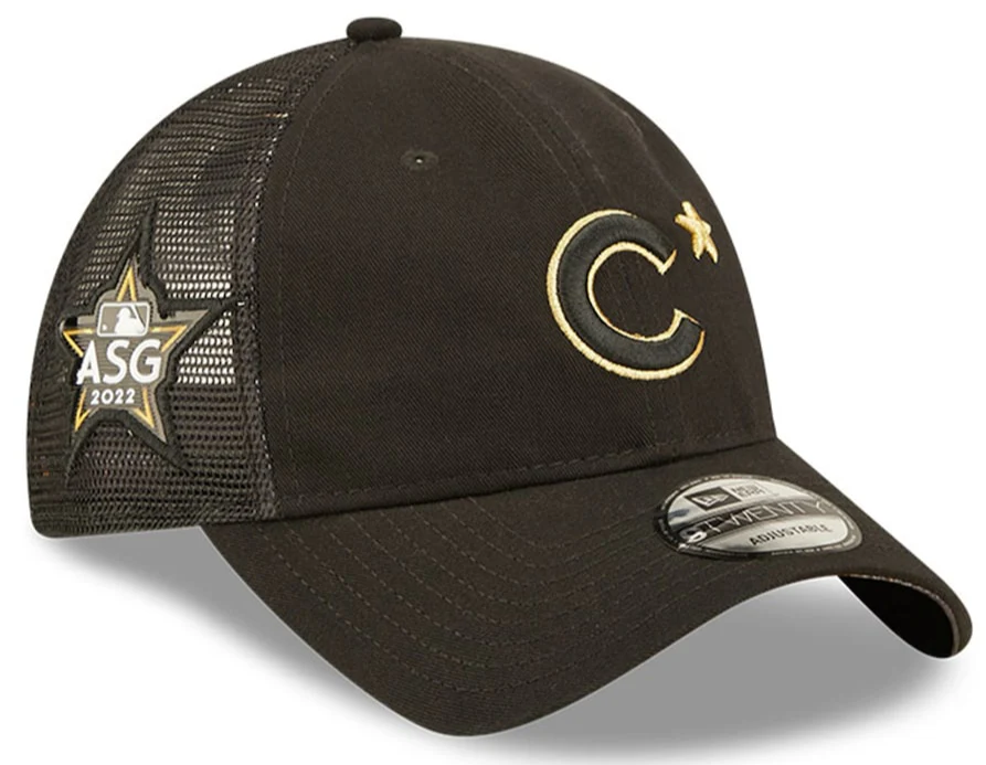 Men's Chicago Cubs New Era Black 2022 MLB All-Star Game 9TWENTY Adjustable Hat