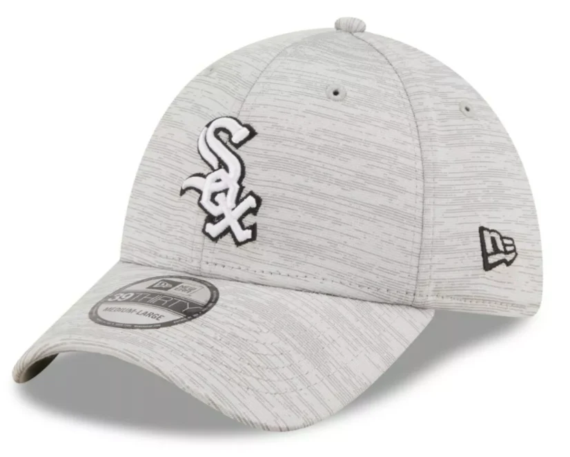 Chicago White Sox Distinct New Era Gray 39THIRTY Flex Fit Hat