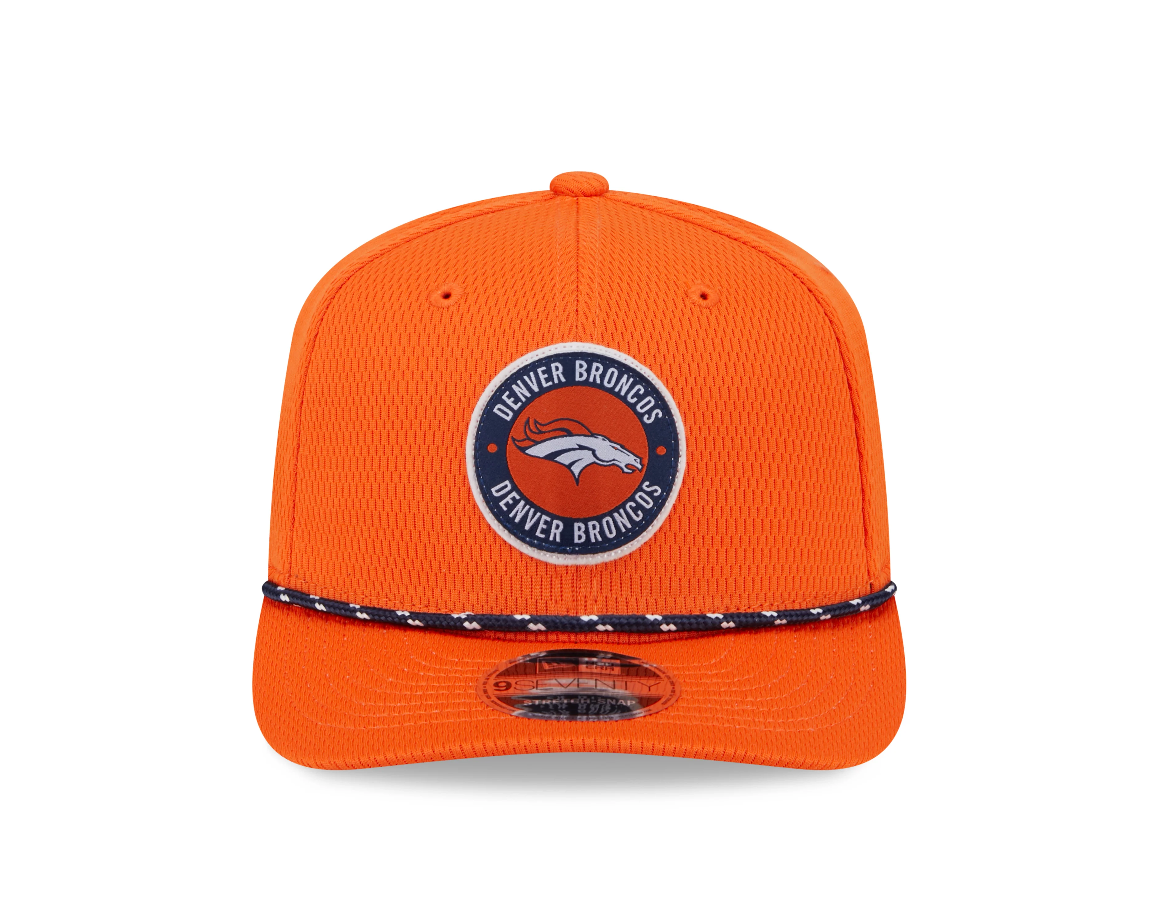 Men's Denver Broncos New Era 2024 Sideline Orange 9SEVENTY Adjustable Hat