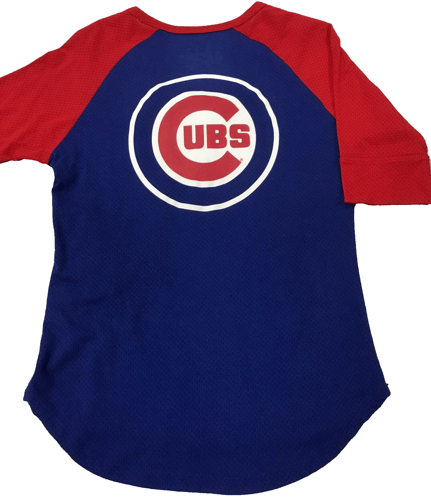 Women's Chicago Cubs Touch by Alyssa Milano Blue/Red Perfect Game 3/4-Sleeve T-Shirt