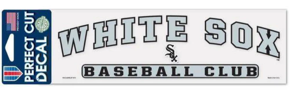 Chicago White Sox 3X10 Baseball Club Decal By Wincraft