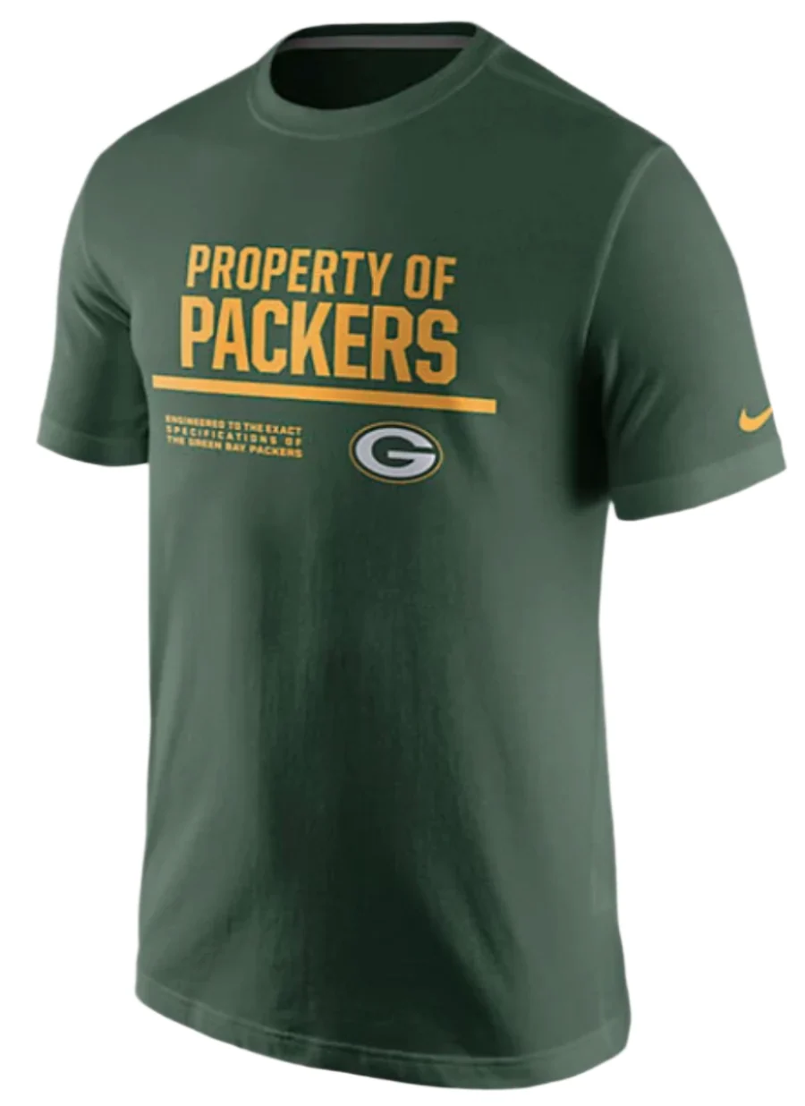 Mens NFL Green Bay Packers Property Of Nike Tee