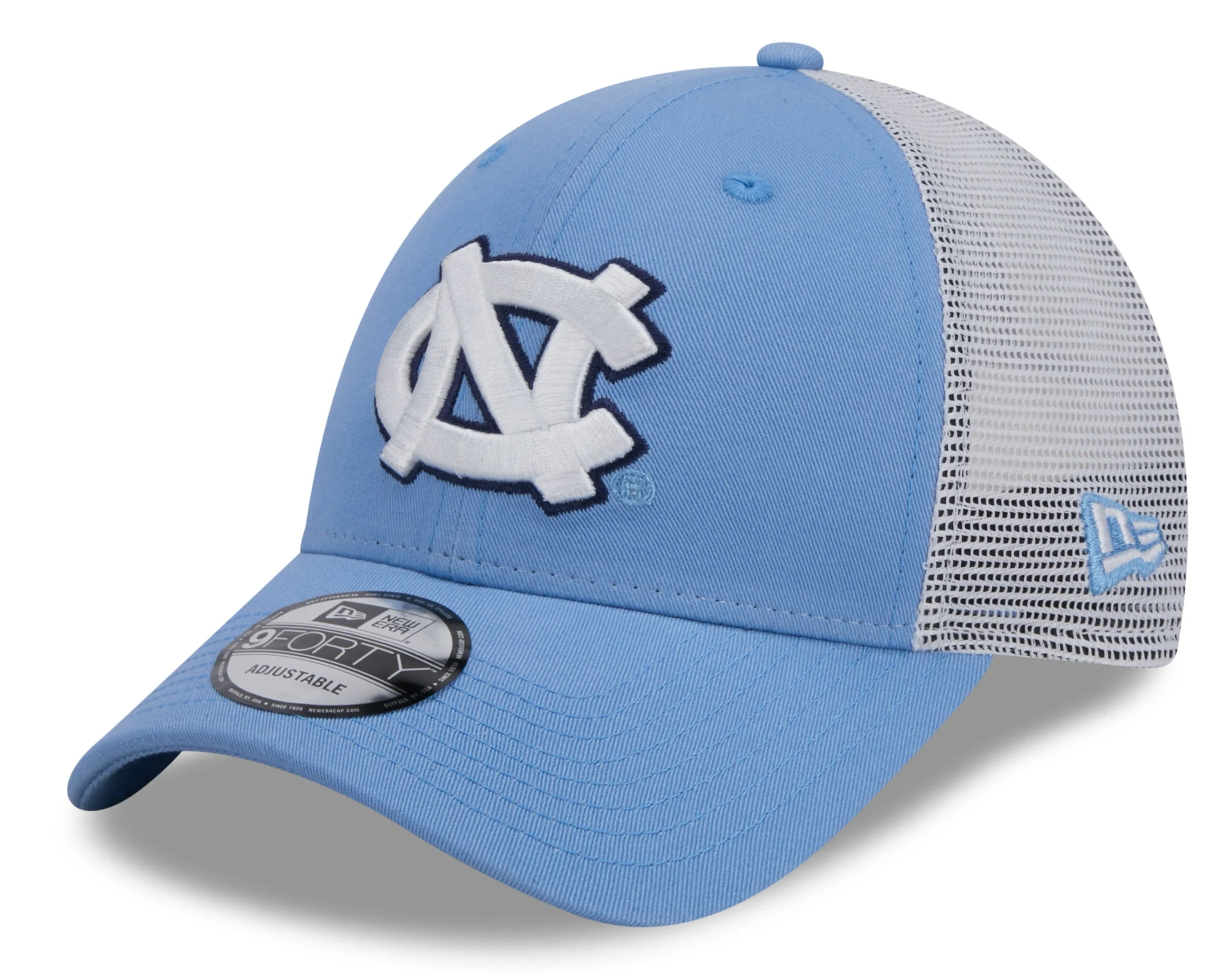 North Carolina Tar Heels New Era Blue/White Trucker 9FORTY Adjustable Hat