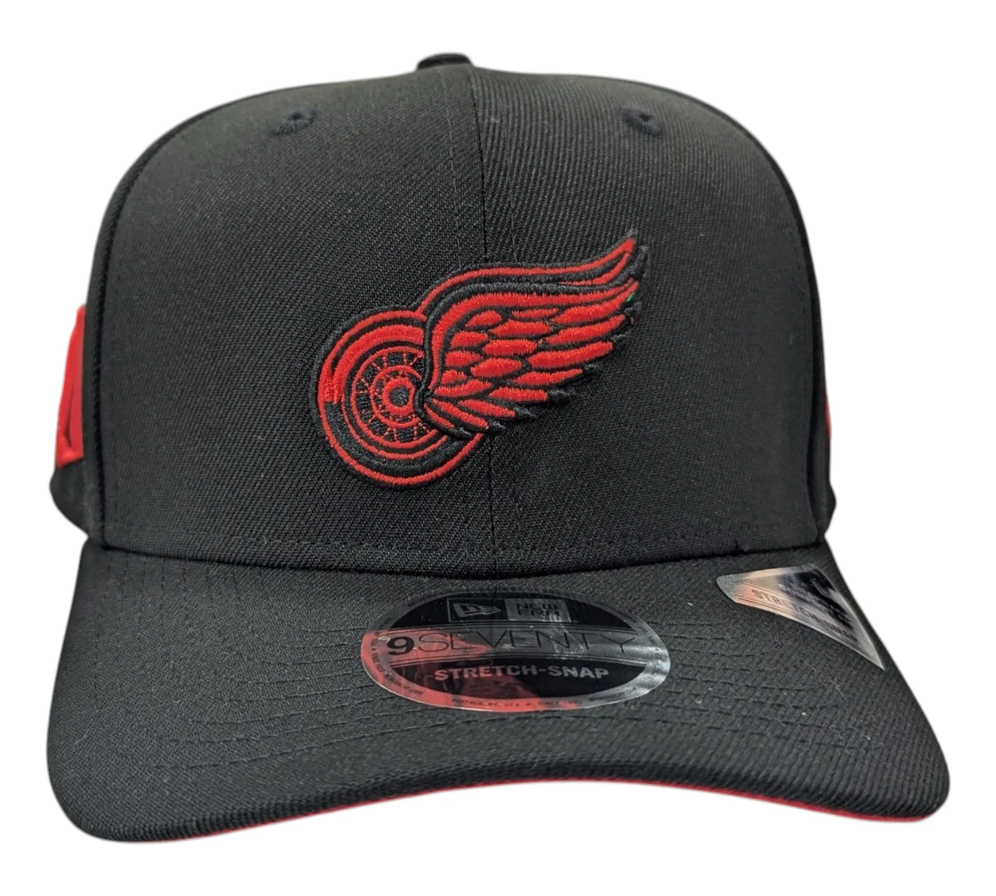 Detroit Red Wings New Era NHL Black D 9SEVENTY Adjustable Hat