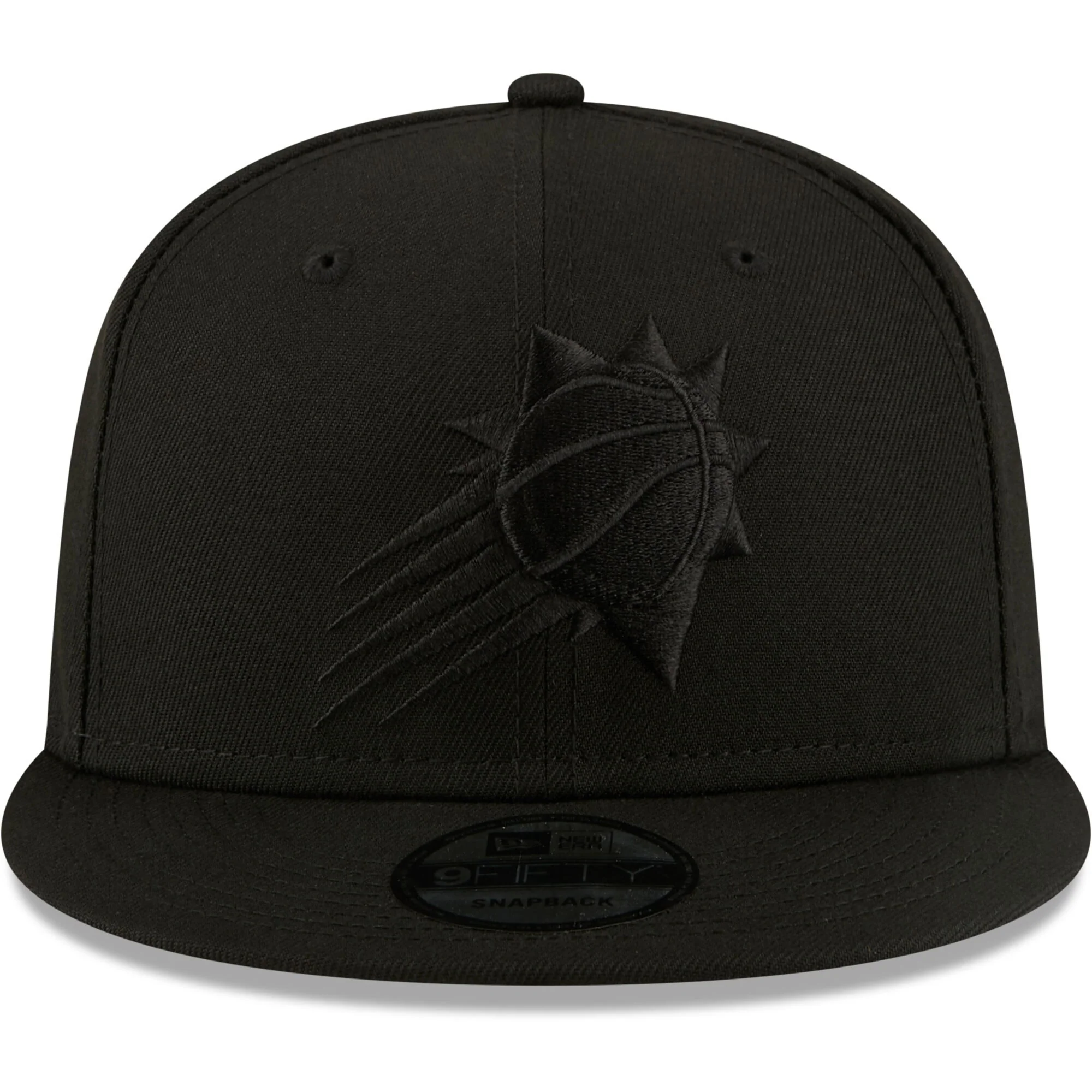 Men's Phoenix Suns New Era Black On Black Color Pack 9FIFTY Snapback Hat