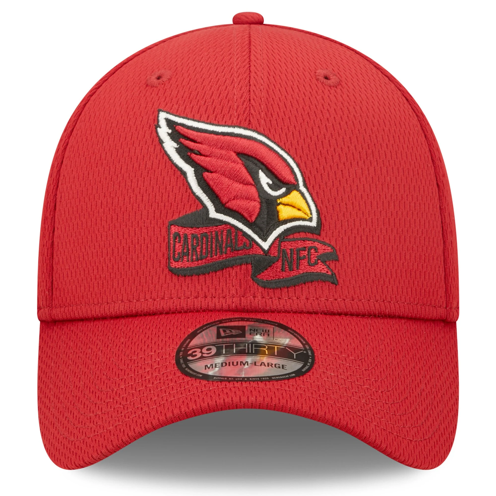 Men's Arizona Cardinals New Era Cardinal Red 2022 Sideline Coaches 39THIRTY Flex Hat