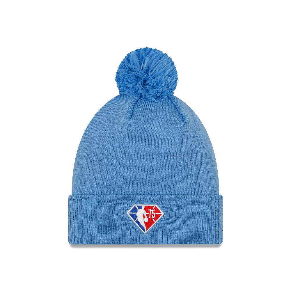 Los Angeles Lakers '21 NBA City Edition New Era Blue Cuffed Knit Hat