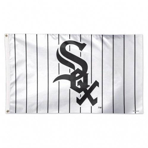 Chicago White Sox Pinstripe 3X5 Deluxe Flag