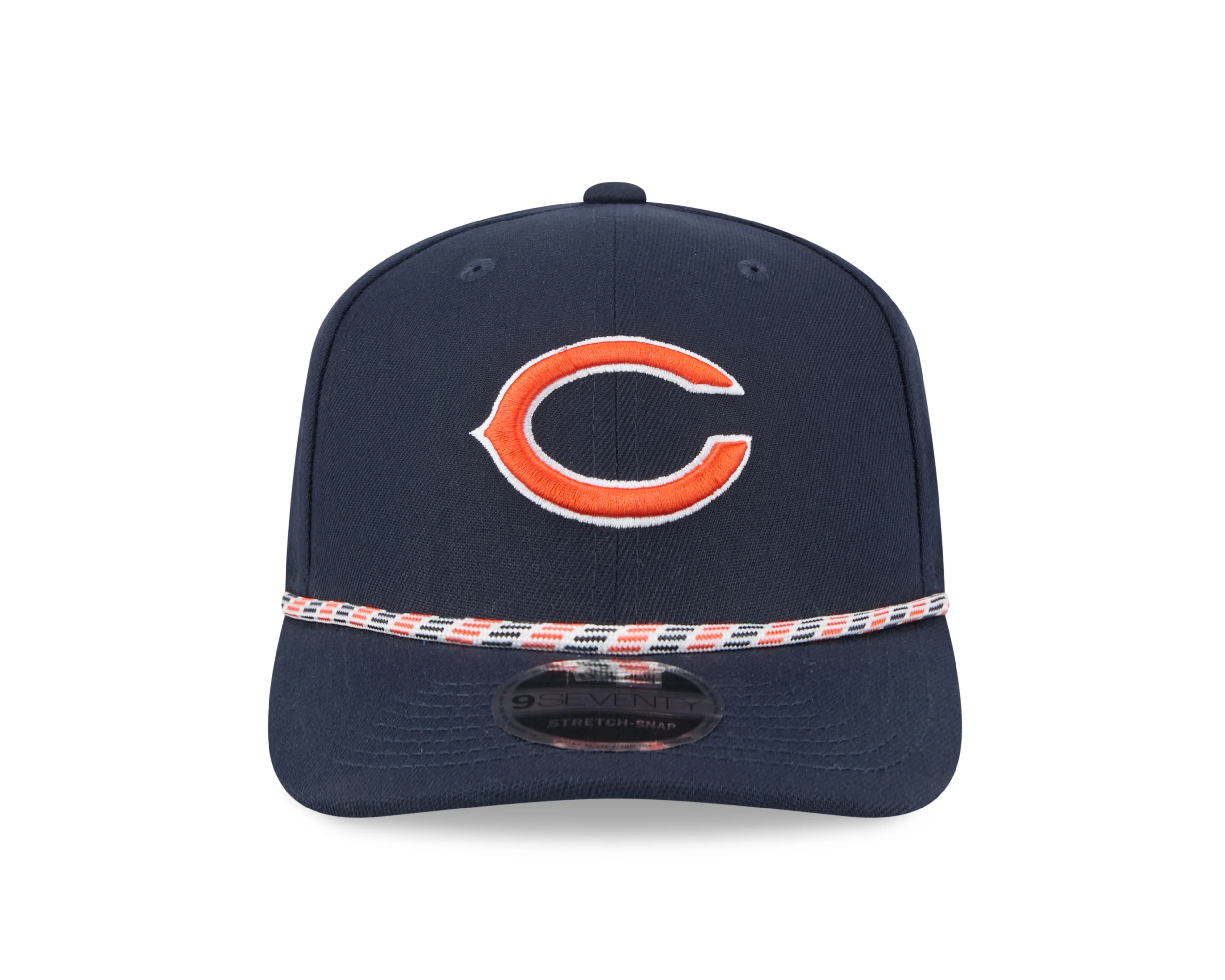 Chicago Bears New Era Navy Multi Rope 9SEVENTY Stretch Snap Adjustable Hat