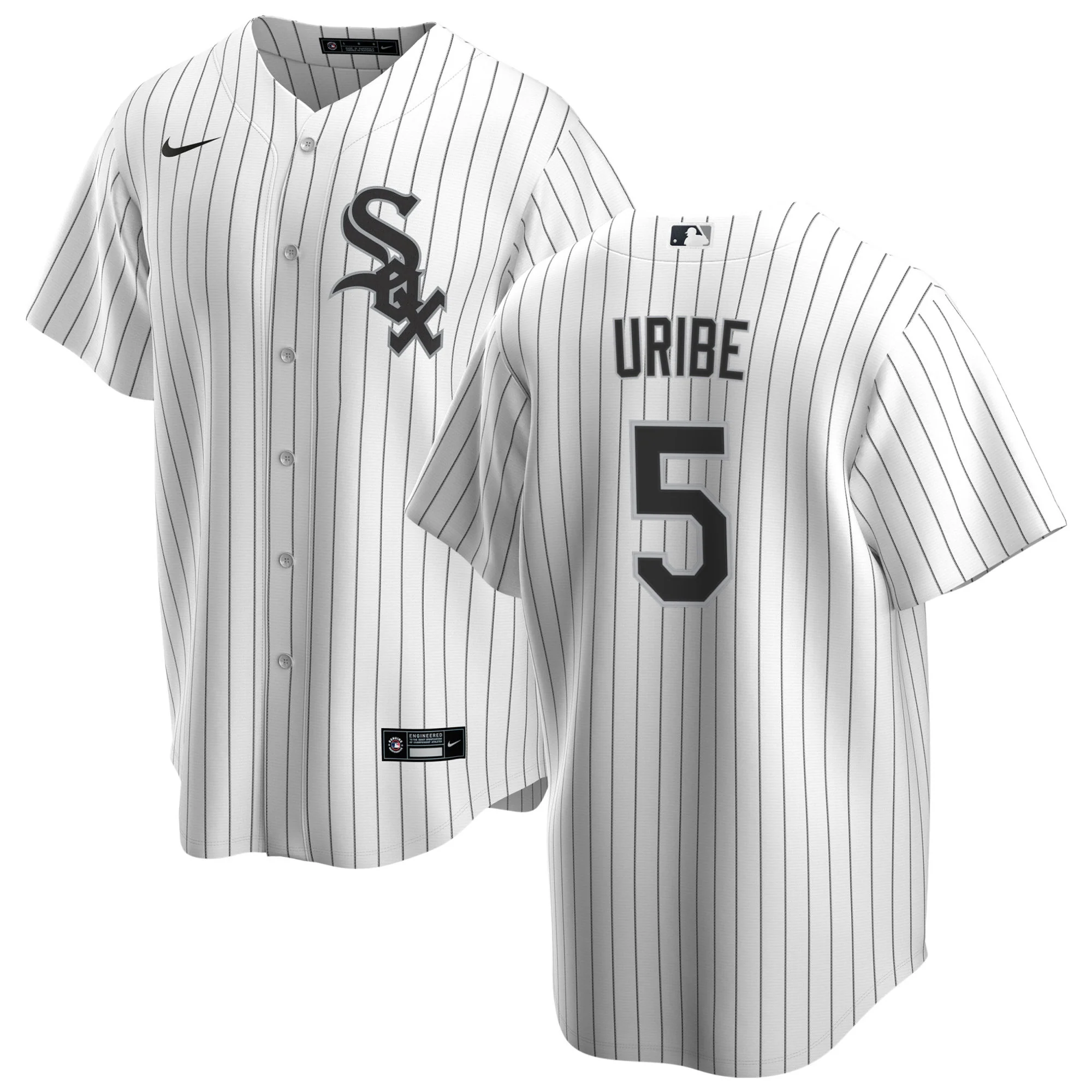 NIKE Men's Juan Uribe Chicago White Sox Home Premium Replica Jersey