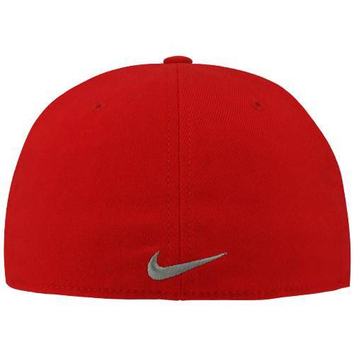 Nike Ohio State Buckeyes Scarlet Swoosh Flex Performance Hat