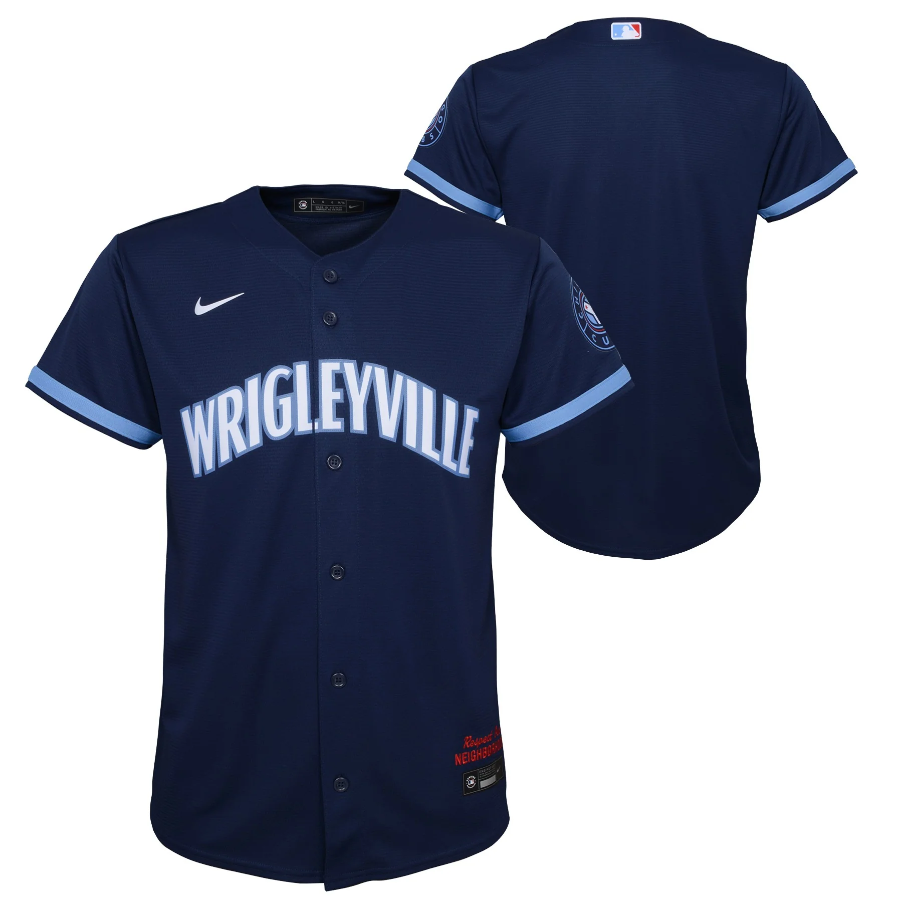 Youth Chicago Cubs Nike Navy City Connect Replica Jersey