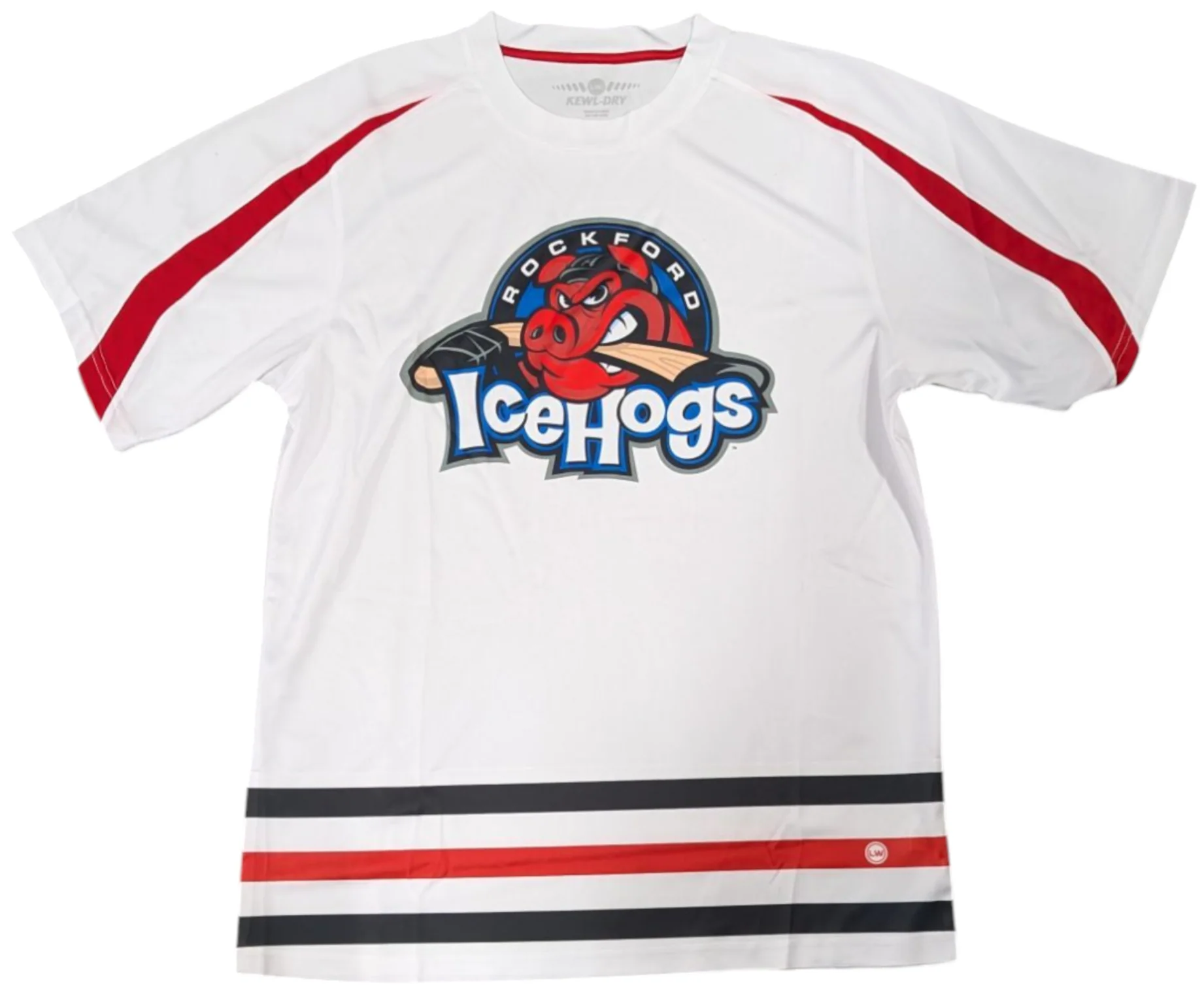 Men's Rockford IceHogs Levelwear White Kewl-Dry Performance Jersey Tee