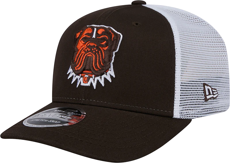 Cleveland Browns New Era Dawg Brown 9SEVENTY Trucker Adjustable Hat