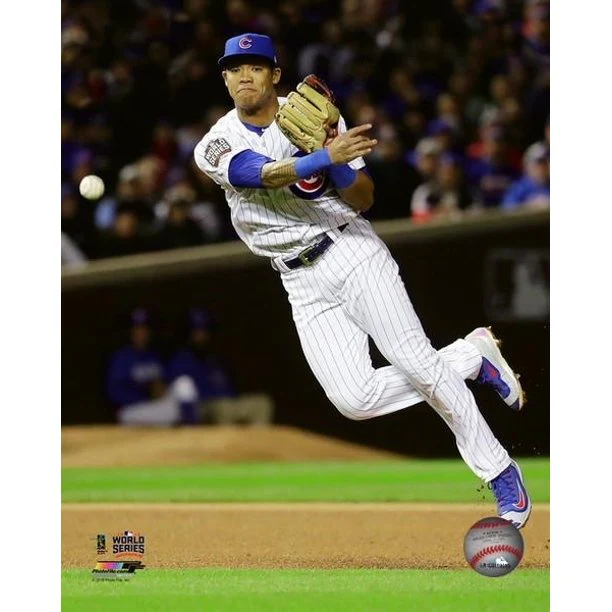 Addison Russell Game 5 of the 2016 World Series Photo Print