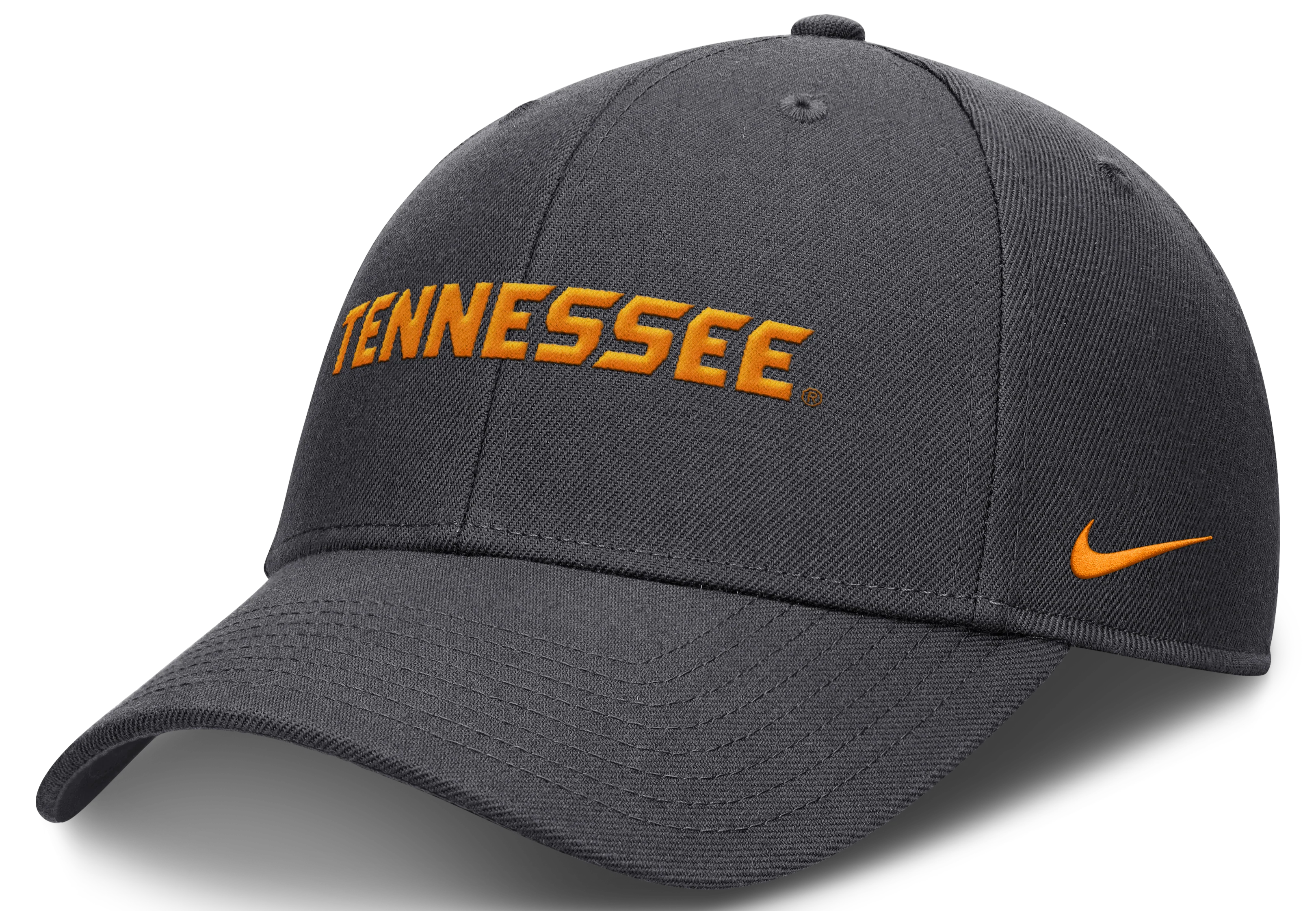 Tennessee Volunteers Anthracite Dri-Fit Nike Club Adjustable Hat