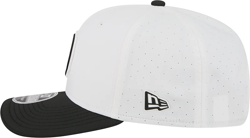 Men's Baltimore Ravens New Era White/Black 2025 NFL Training Camp 9SEVENTY Adjustable Hat