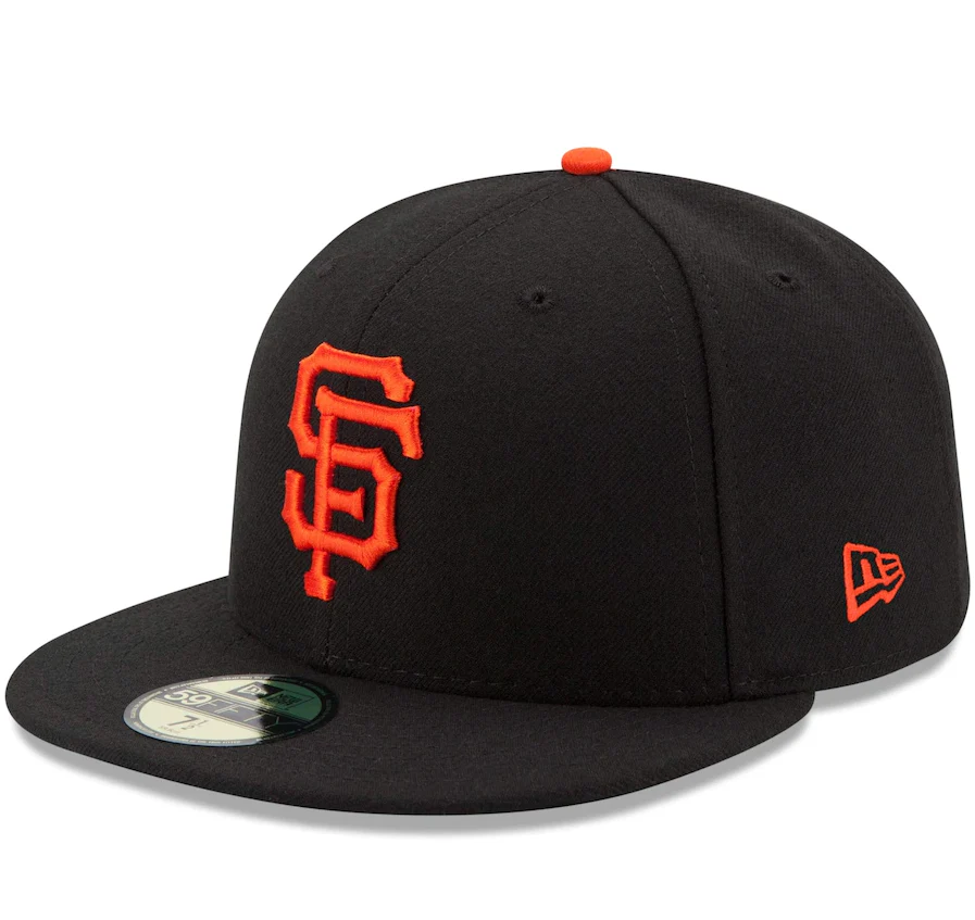 Men's San Francisco Giants New Era Black Game Authentic Collection On-Field 59FIFTY Fitted Hat