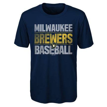 Youth Milwaukee Brewers Winning Streak Dri-Tek Tee