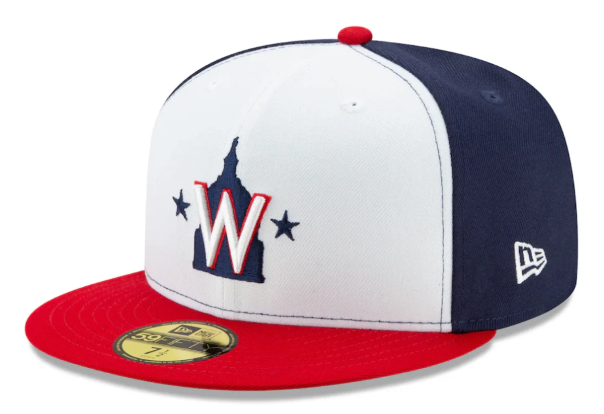 Men's Washington Nationals New Era White Alternate 2 Authentic Collection On-Field 59FIFTY Fitted Hat