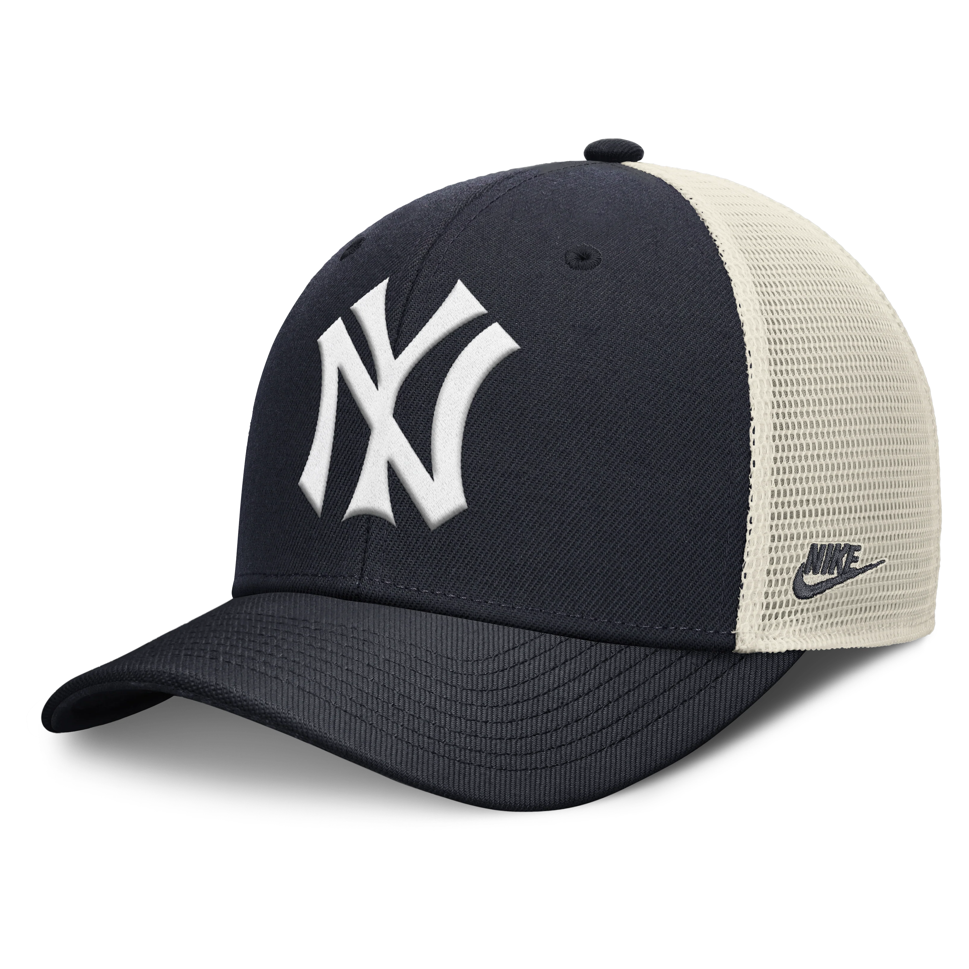 New York Yankees Nike Rise Navy Adjustable Snapback Trucker Hat