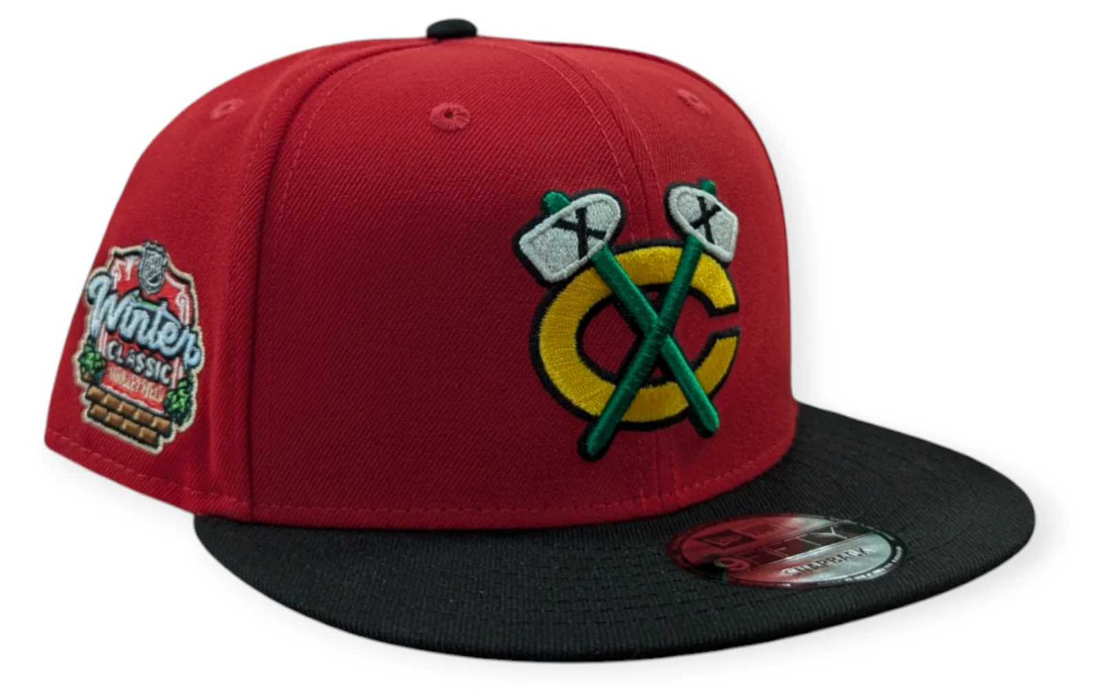 Chicago Blackhawks New Era Red/Black 2025 Winter Classic 9FIFTY Adjustable Snapback Hat
