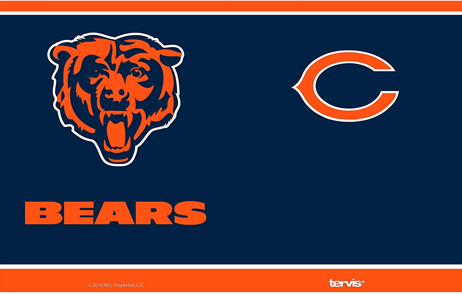 Chicago Bears™ Touchdown 20 oz. Stainless Steel Tumbler By Tervis