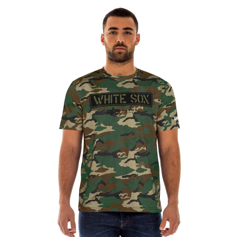 Mens Chicago White Sox Alpha Industries Camo T-Shirt By New Era
