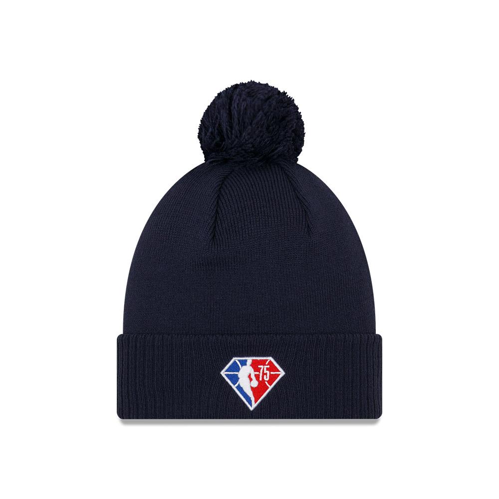 Brooklyn Nets '21 NBA City Edition New Era Navy Cuffed Knit Hat