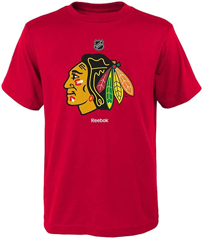 Chicago Blackhawks Child Red Primary Logo T Shirt