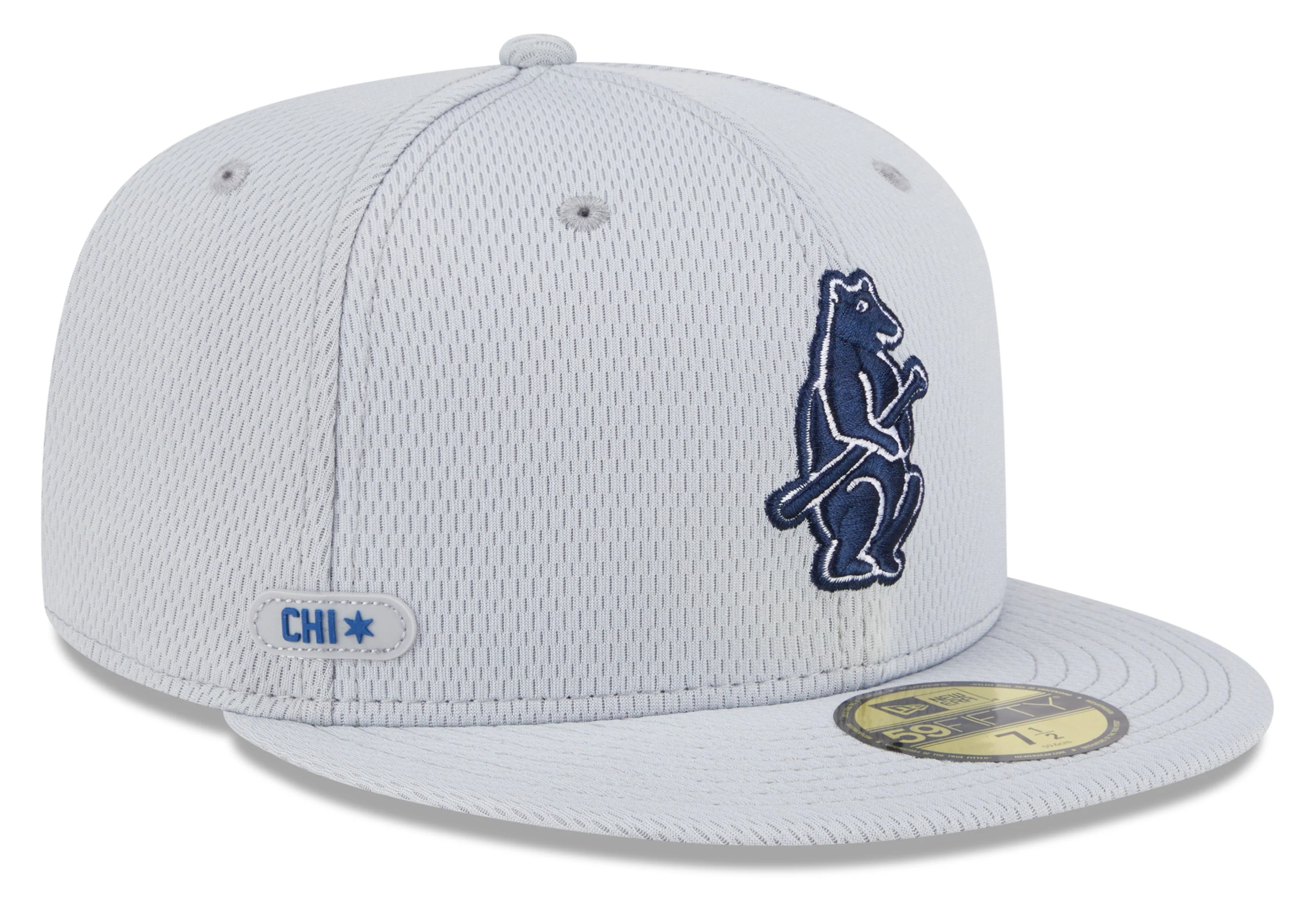 Chicago Cubs New Era Gray 2025 Clubhouse 59FIFTY Fitted Hat
