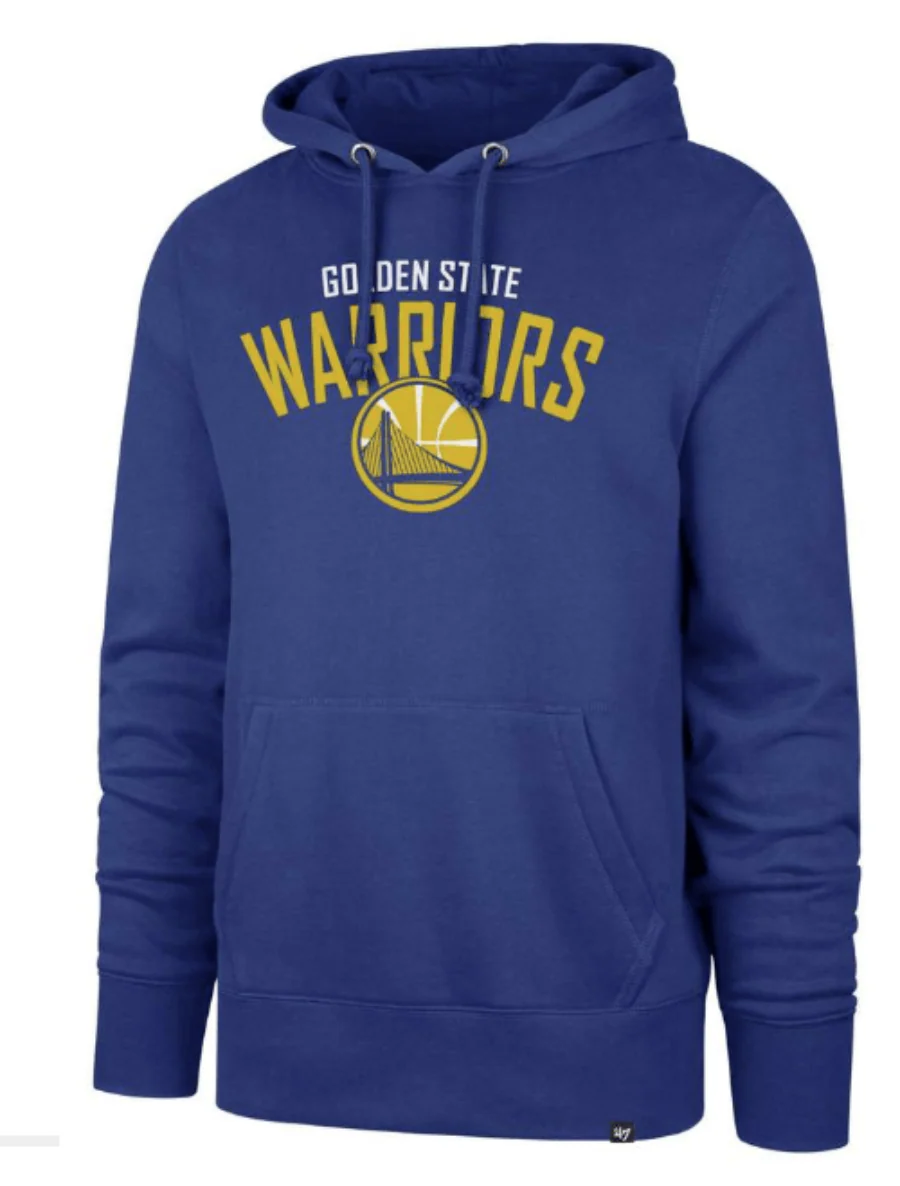 Mens Golden State Warriors '47 Brand Ontario Outrush Headline Hoodie