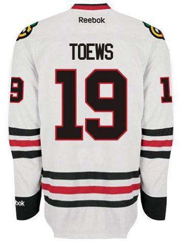 Mens Chicago Blackhawks Jonathan Toews Edge 2 Authentic Road Jersey by Reebok