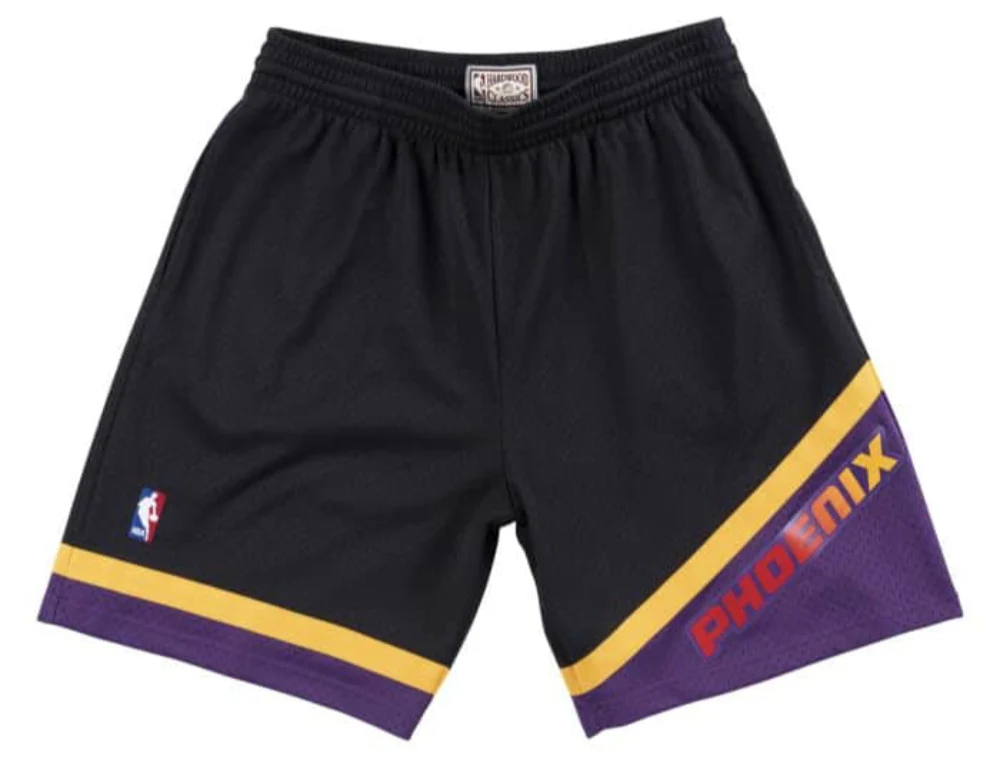 Men's Phoenix Suns Mitchell & Ness Black 1999-2000 Alternate Hardwood Classics Swingman Shorts