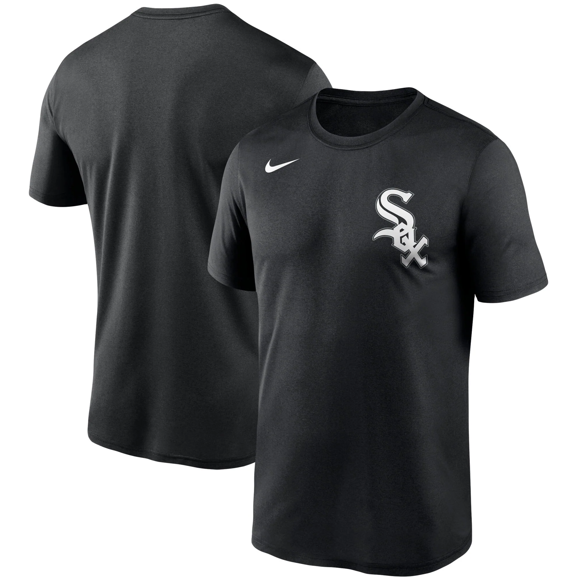 Men's Chicago White Sox Nike Black Wordmark Legend T-Shirt
