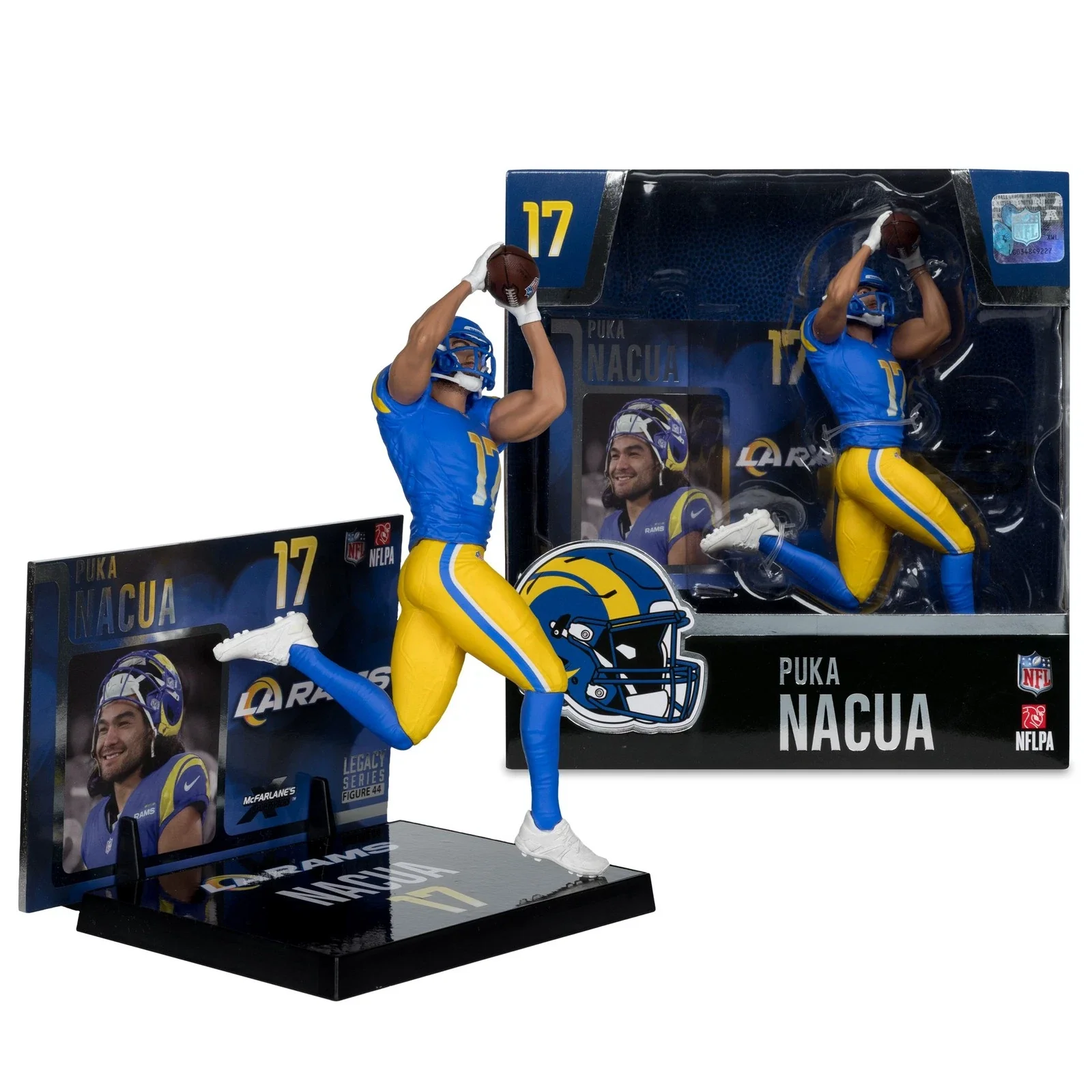 Puka Nacua Los Angeles Rams Sportspicks Legacy Series McFarlane Figure