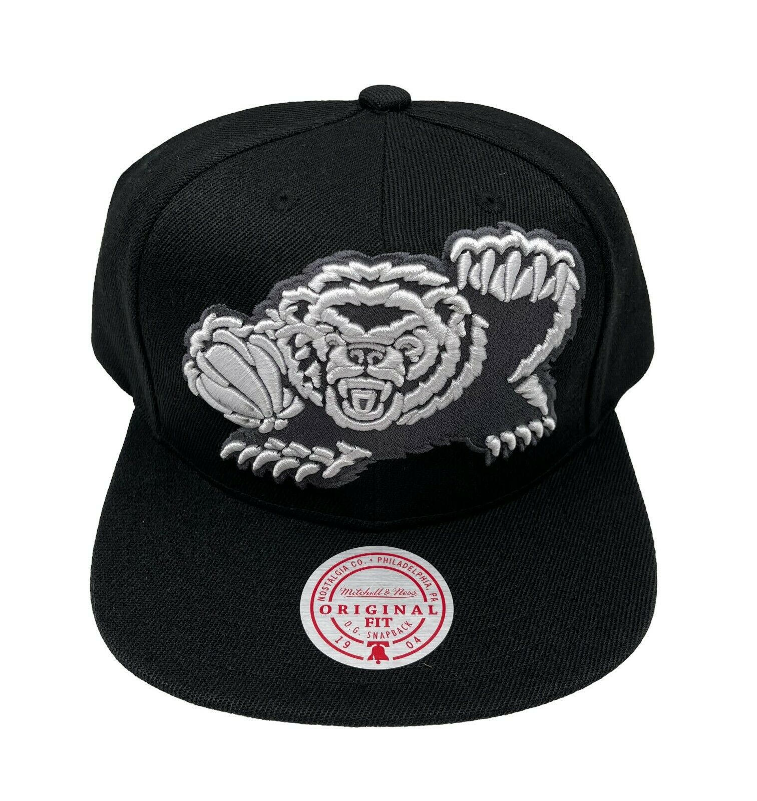 Men's Vancouver Grizzlies Mitchell & Ness NBA XL BWG HWC Snapback Hat