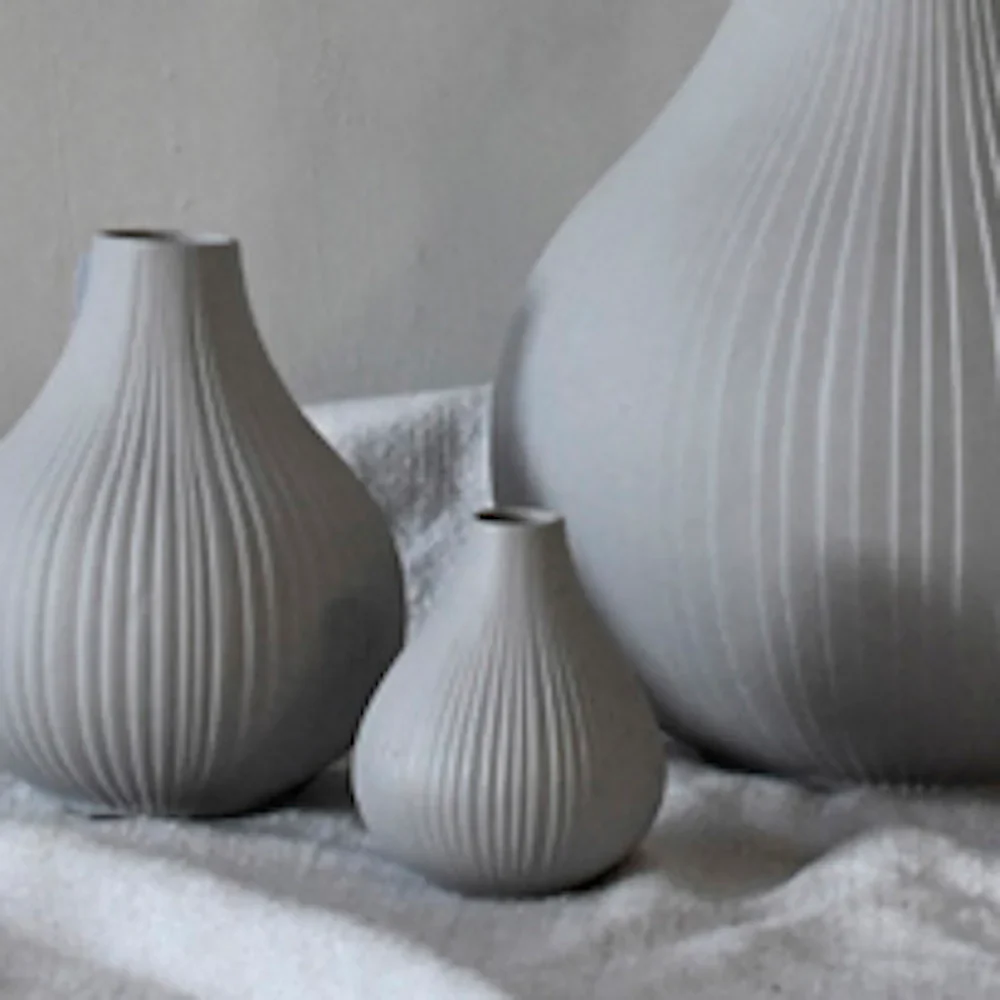 Ekenäs - Kleine Vase mit Rillen