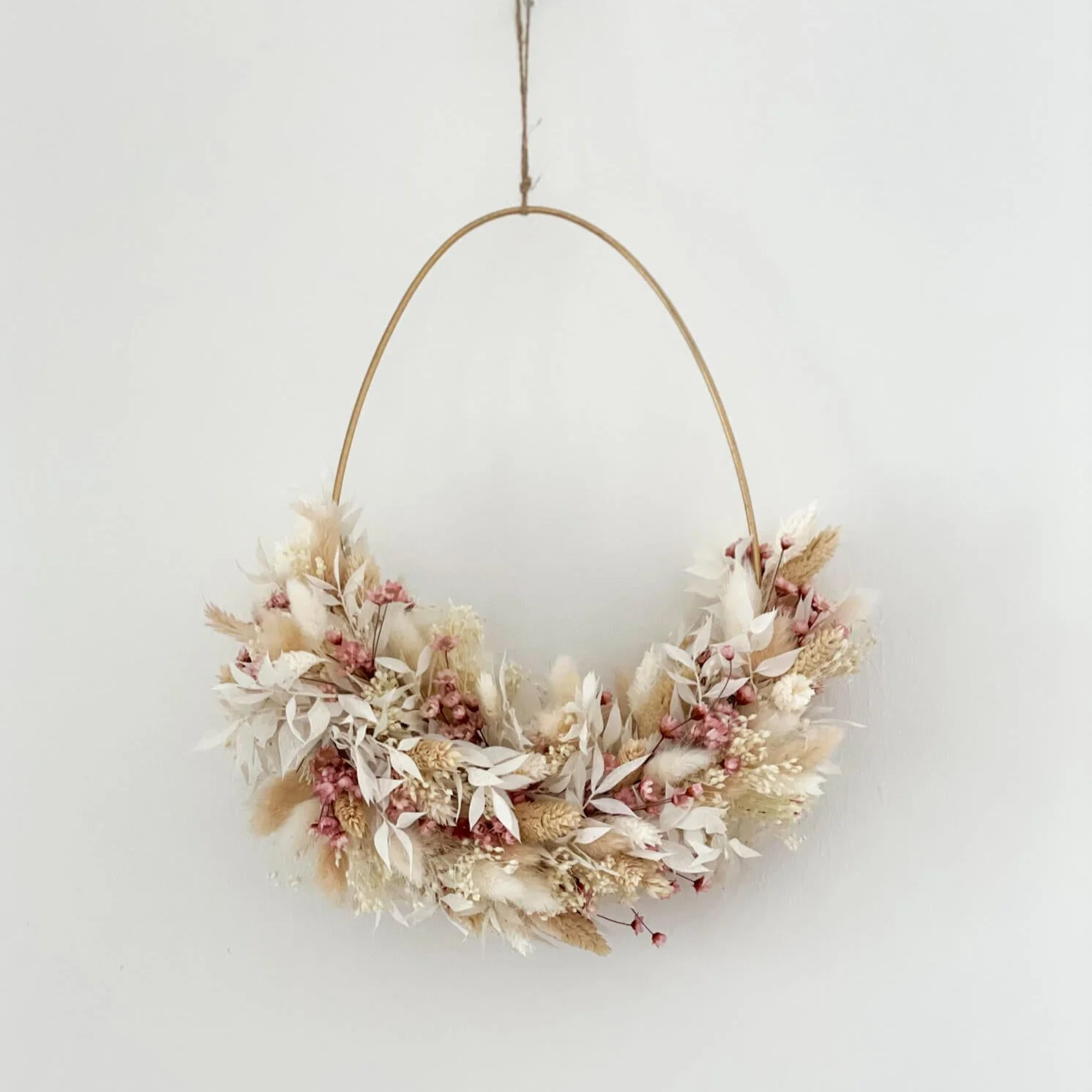 Trockenblumenkranz Osterei