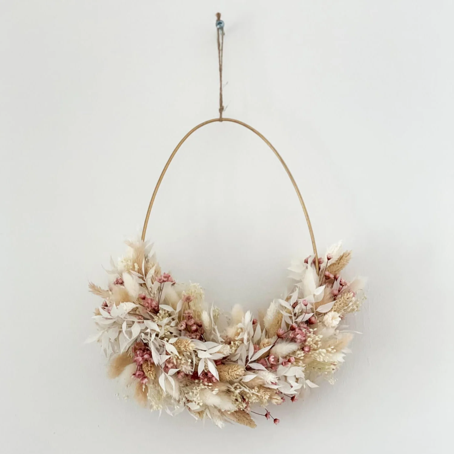 Trockenblumenkranz Osterei